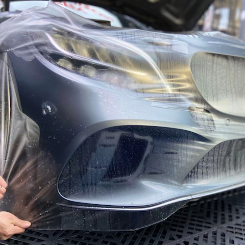 تظهر بقع الماء وبقع المطر على PPF