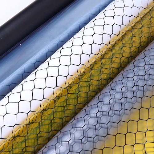 غشاء PVC شبكي مضاد للكهرباء الساكنة لحماية غرف الأبحاث النظيفة